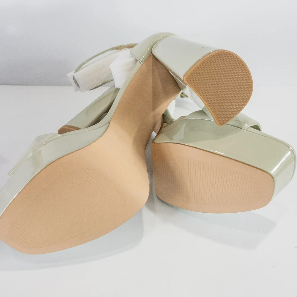 Madden Girl Omega Two-piece Platform Dress Sandals Sage -11 - Picture 5 of 6